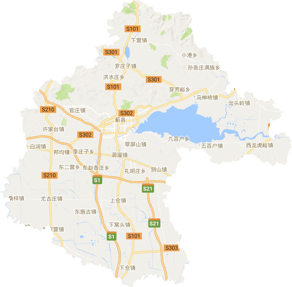 蓟州区电子地图