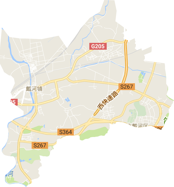 戴河镇电子地图