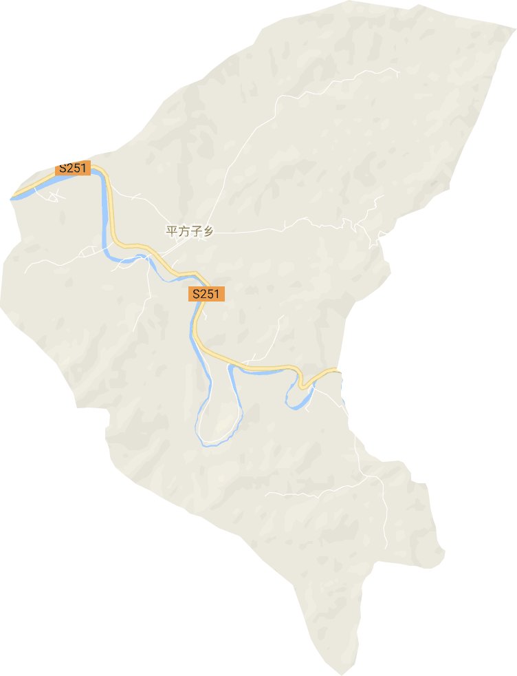 平方子乡电子地图