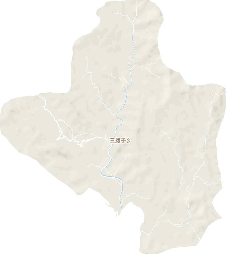 三拨子乡电子地图