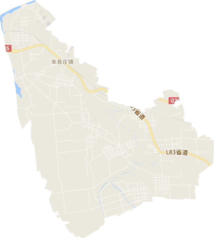 朱各庄镇电子地图