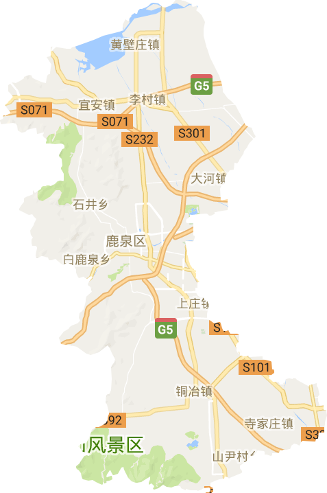 鹿泉区电子地图
