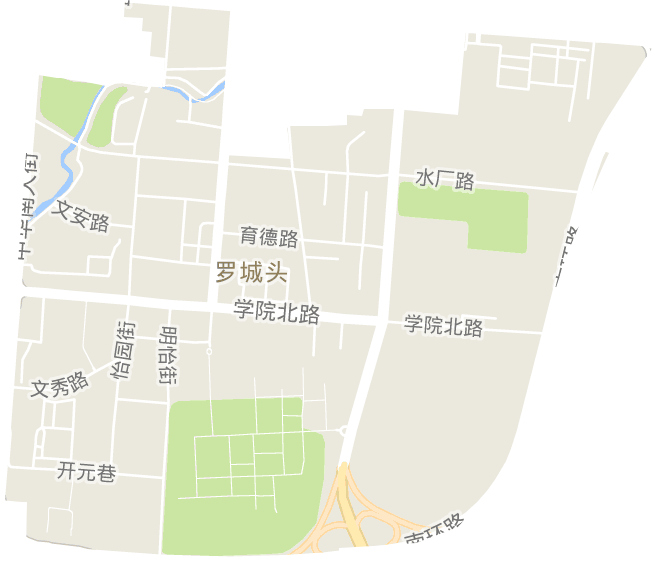 罗城头街道电子地图