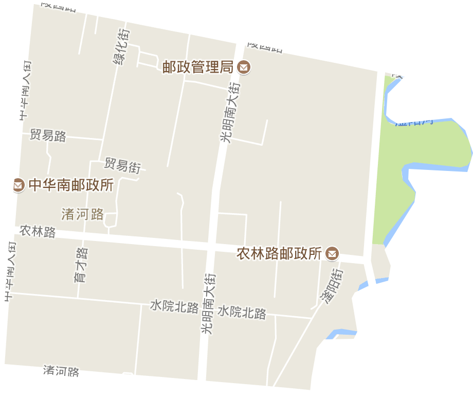 渚河路街道电子地图