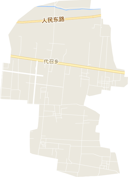 代召乡电子地图