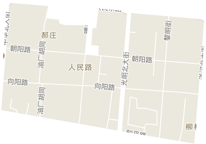 人民路街道电子地图