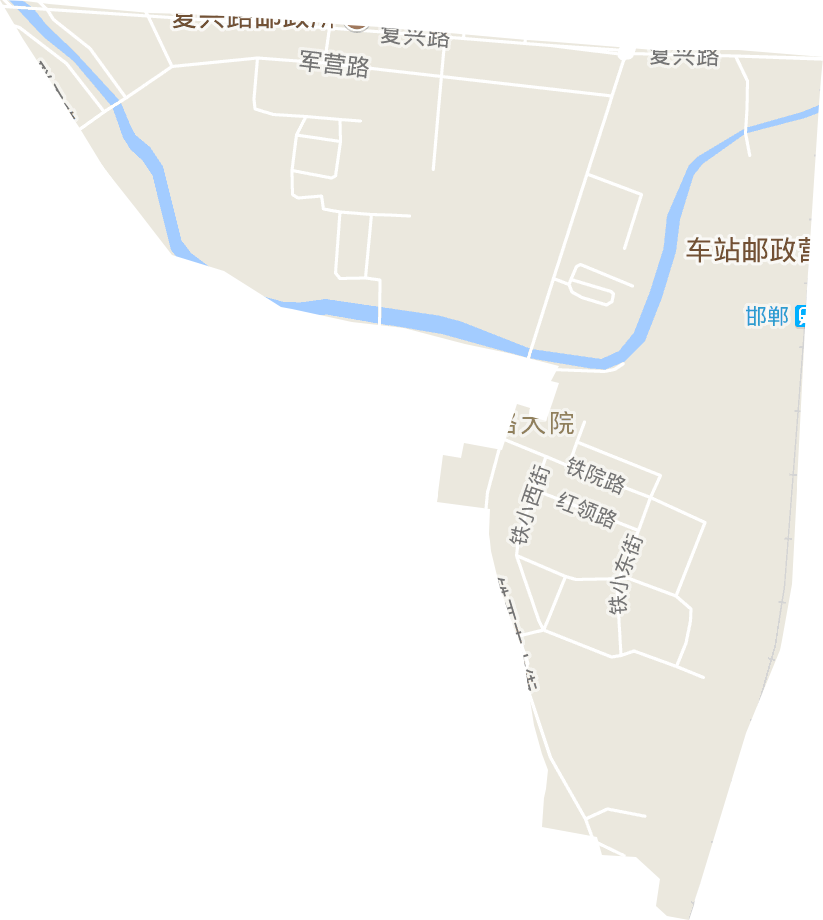 铁路大院街道电子地图