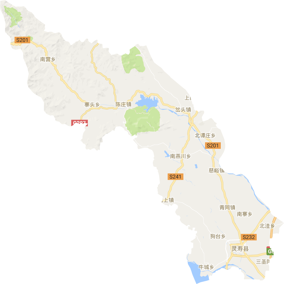 灵寿县电子地图