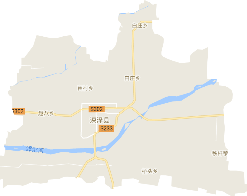 深泽县电子地图