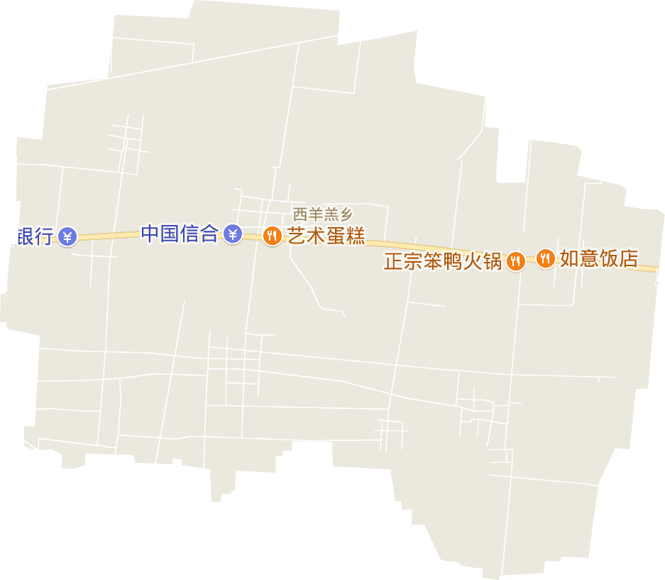 西羊羔乡电子地图