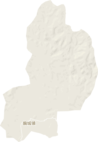 偏城镇电子地图