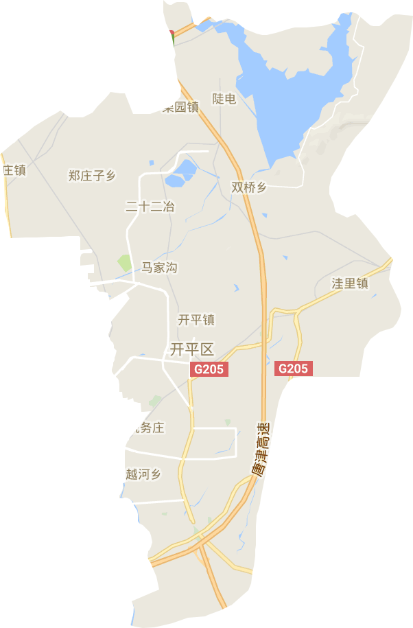 开平区电子地图