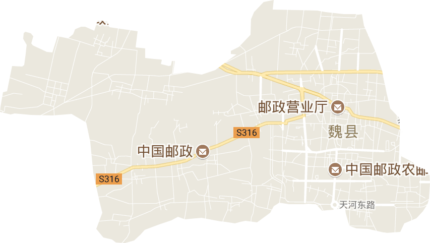 魏城镇电子地图