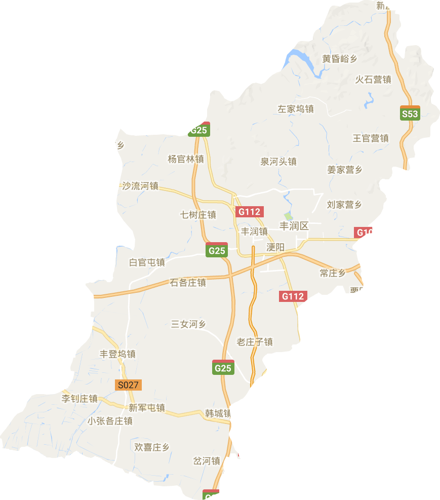 丰润区电子地图