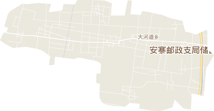 大河道乡电子地图