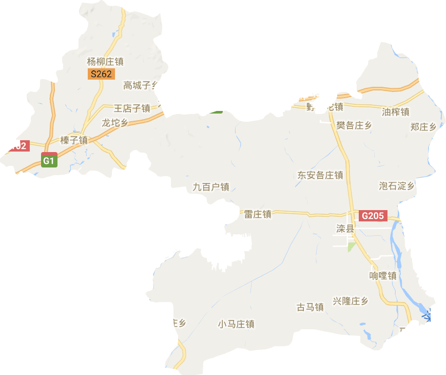 滦州市电子地图