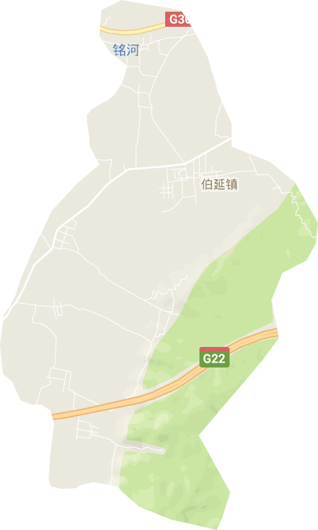 伯延镇电子地图