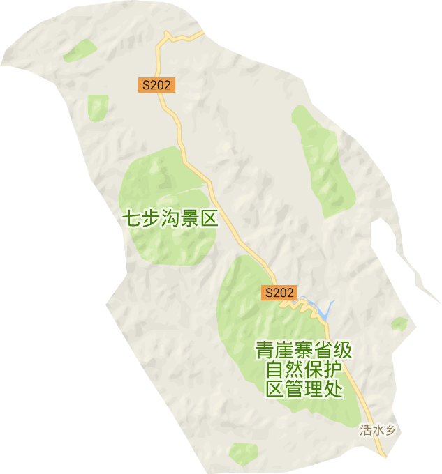 活水乡电子地图