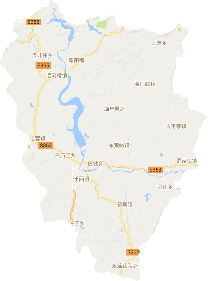 迁西县电子地图
