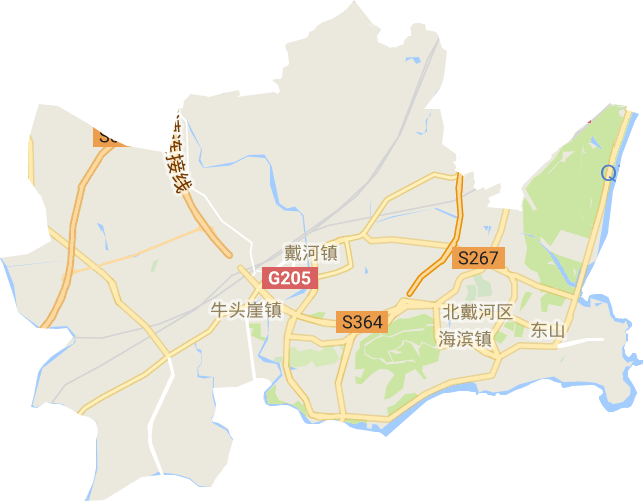 北戴河区电子地图