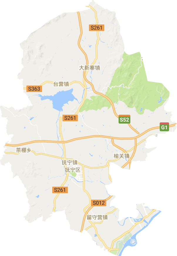 抚宁区电子地图