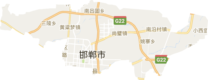 丛台区电子地图