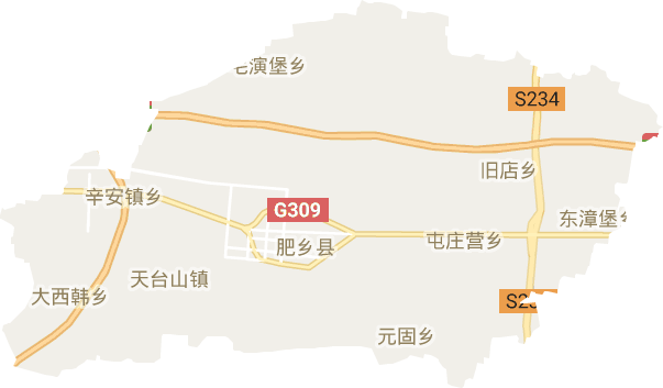 肥乡区电子地图