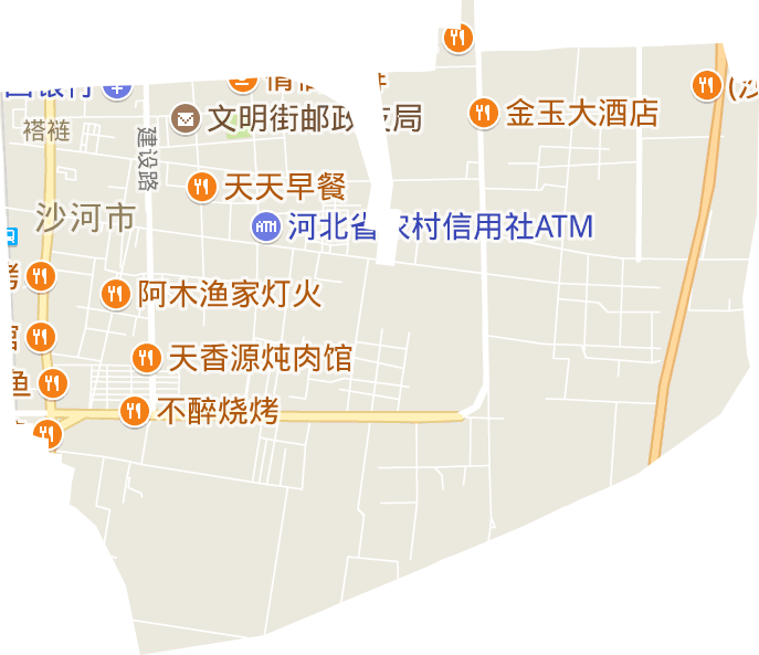 褡裢街道电子地图