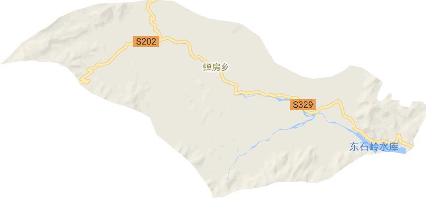 蝉房乡电子地图