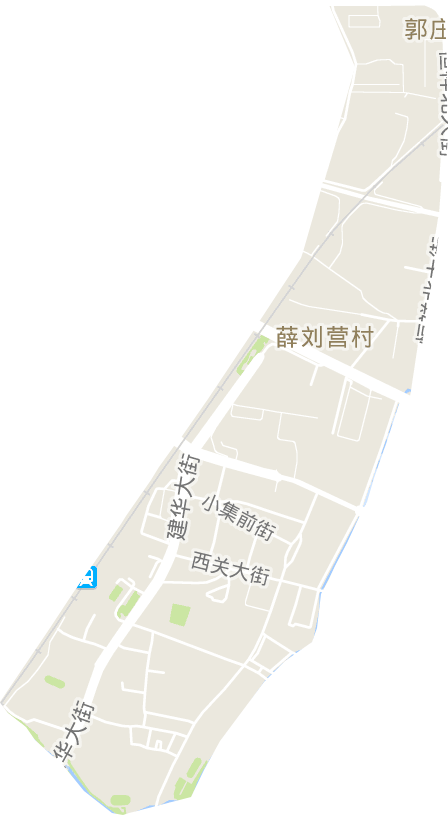 西关街道电子地图