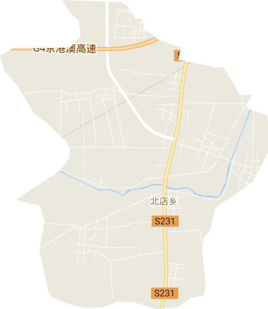北店乡电子地图