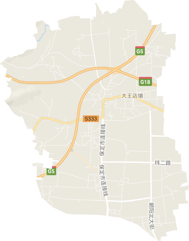 大王店镇电子地图