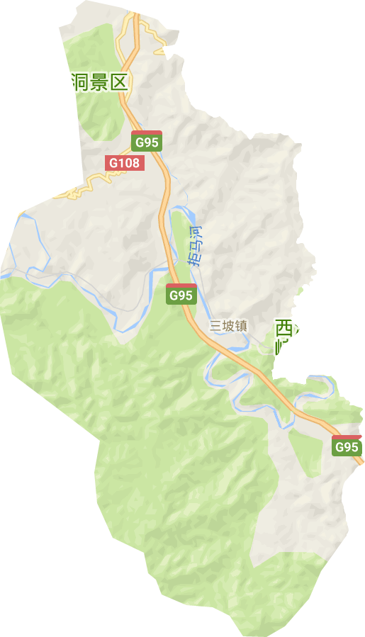 三坡镇电子地图