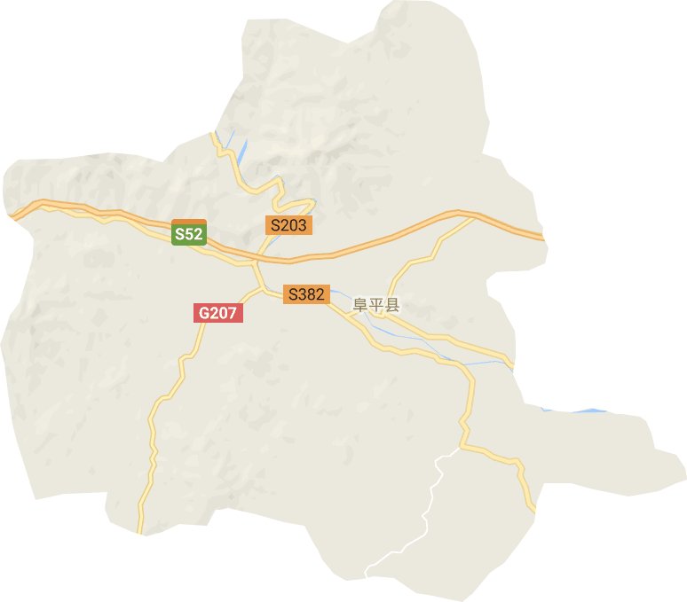 阜平镇电子地图