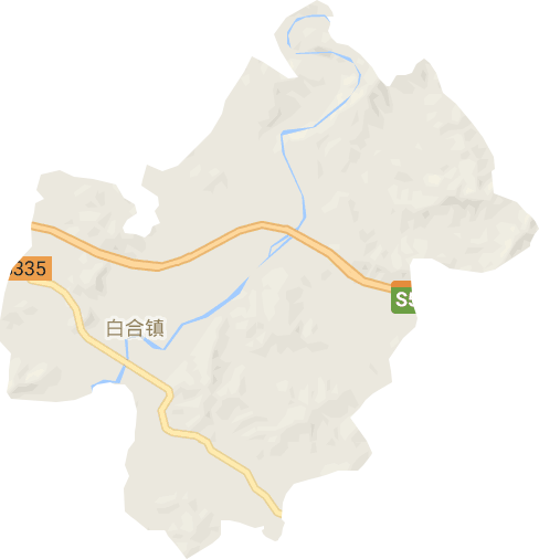 白合镇电子地图