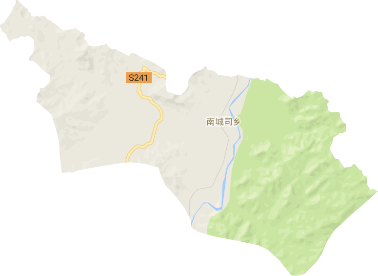 南城司乡电子地图
