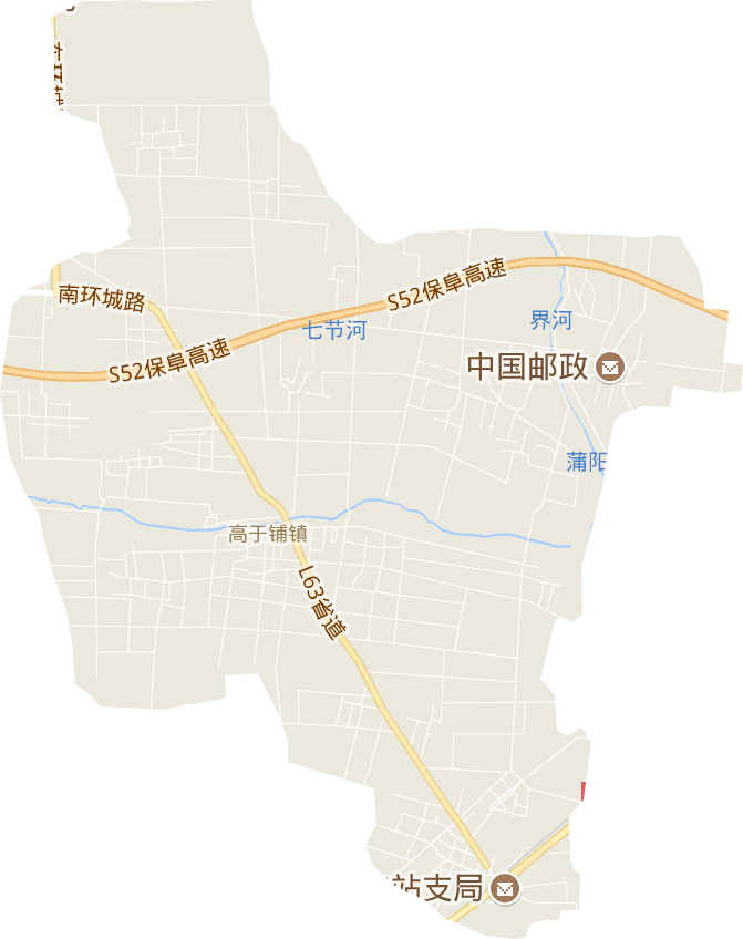 高于铺镇电子地图
