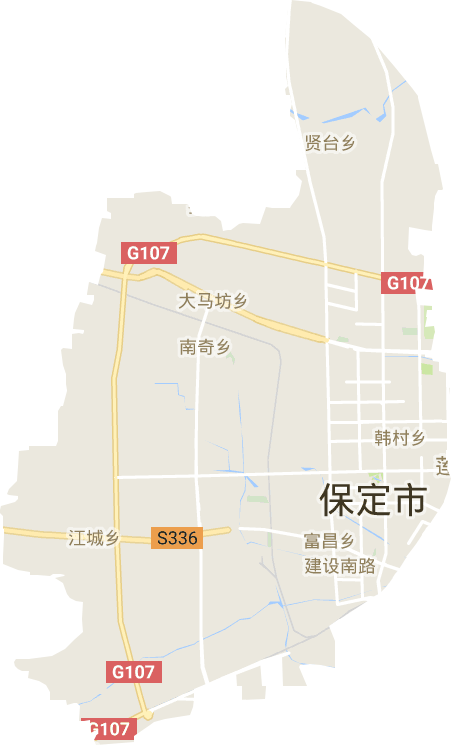 竞秀区电子地图