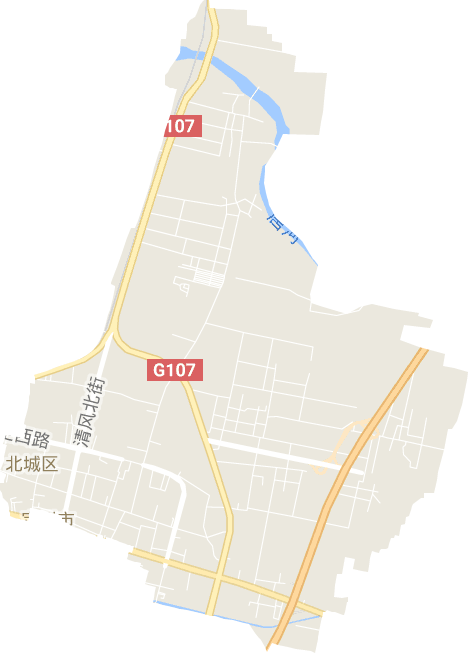 北城区街道电子地图