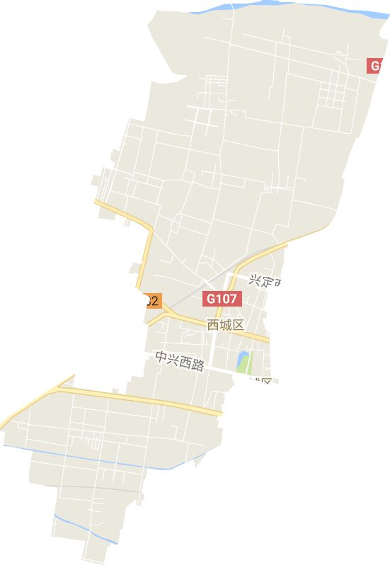 西城区街道电子地图