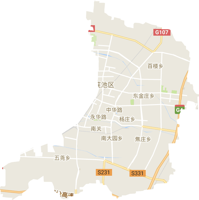 莲池区电子地图