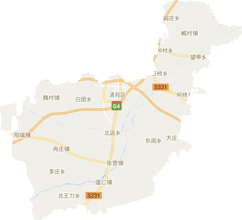 清苑区电子地图
