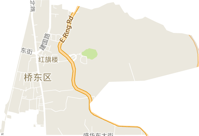 红旗楼街道电子地图