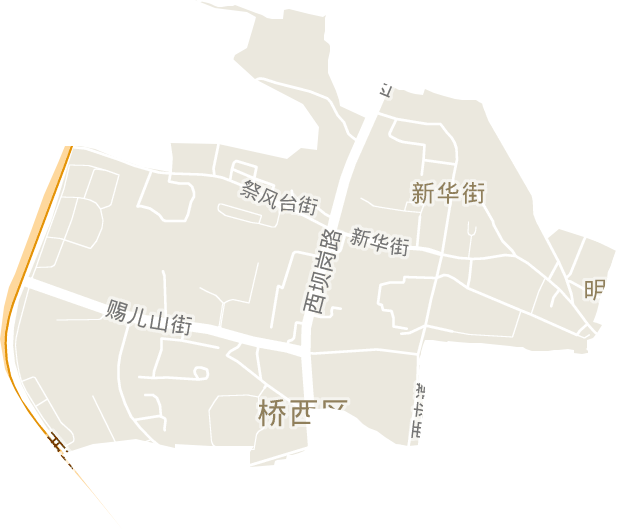 新华街街道电子地图