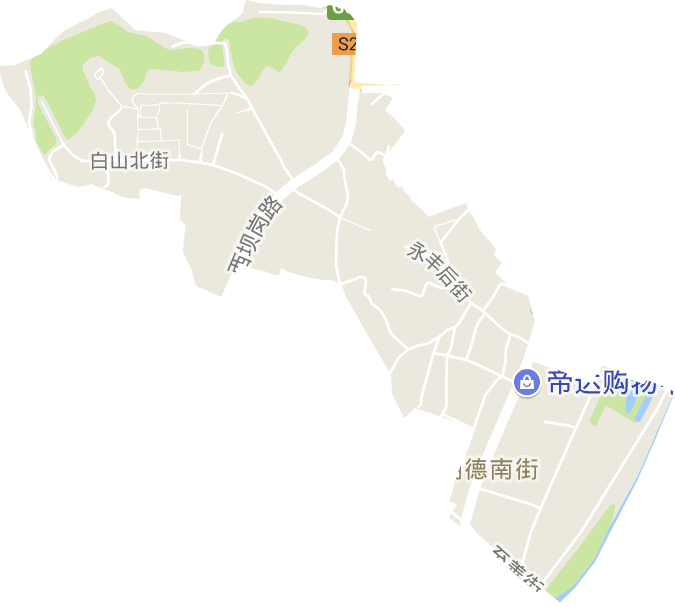 明德南街街道电子地图