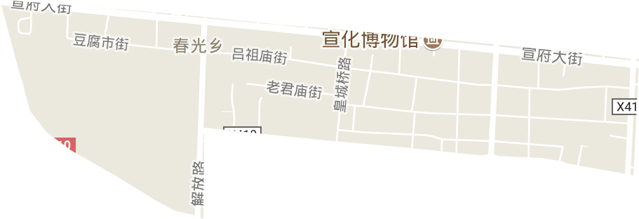 南大街街道电子地图