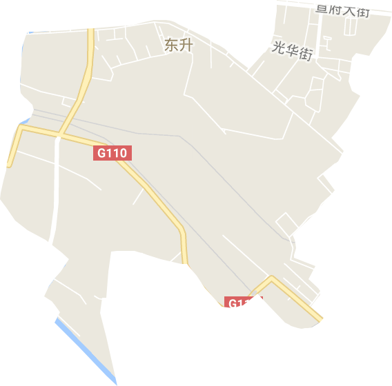 工业街街道电子地图