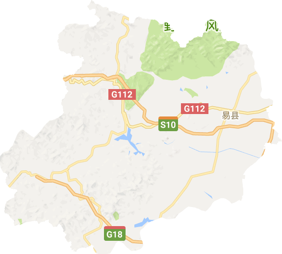 易县电子地图