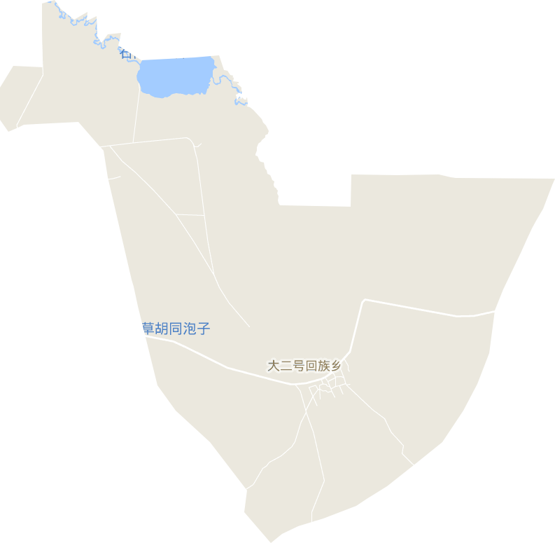 大二号回族乡电子地图