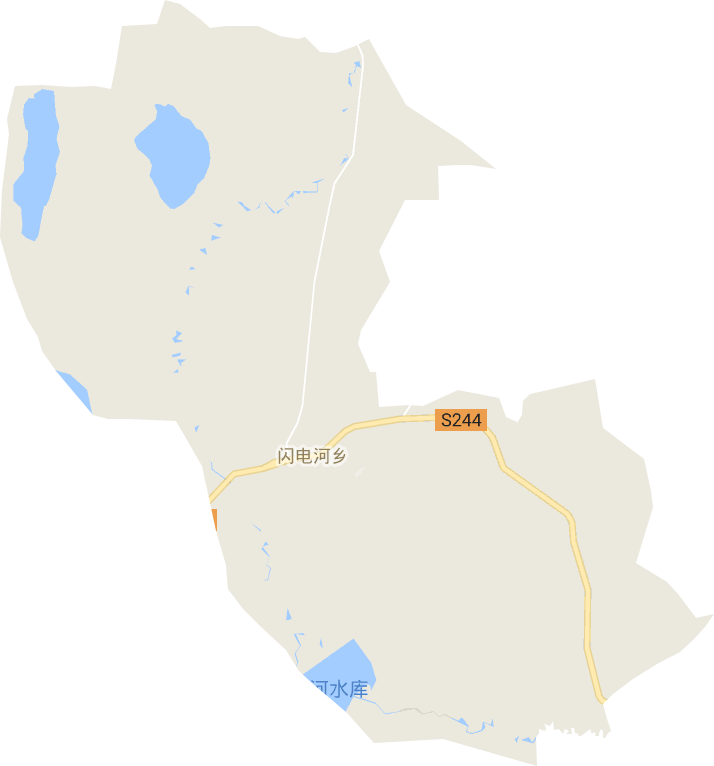 闪电河乡电子地图